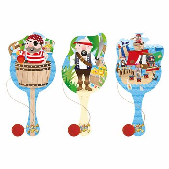 Mainan Paddle Ball Bajak Laut (12 Pcs)