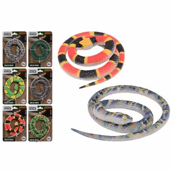 Mainan Ular Animal World dalam Kartu (60 cm) - Display 24 pcs