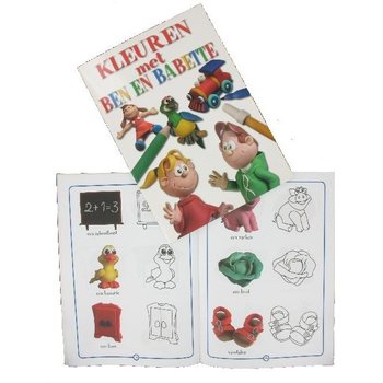 Buku Mewarnai "Mewarnai Bersama Ben dan Babette" (18 pcs)