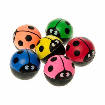 Bola Bekel Motif Kumbang &Oslash; 3,2 cm dalam Display (48 pcs)