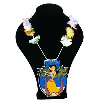Kalung Bunga Hawaii dengan Buku Catatan (24 pcs)