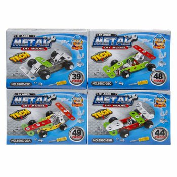 Kit Konstruksi Mobil Balap Logam (Display 24 buah)