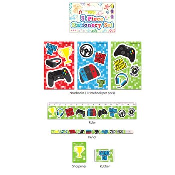 SET ALAT TULIS GAMER 5 BAGIAN (24 pcs)