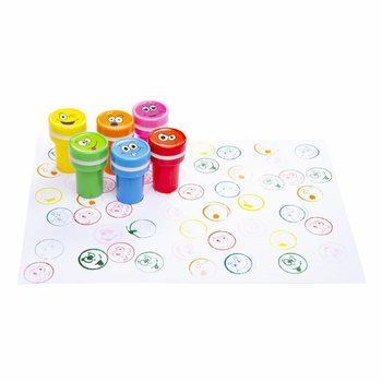 STEMPEL SMILEY / WAJAH CERIA DALAM DISPLAY (60 pcs)