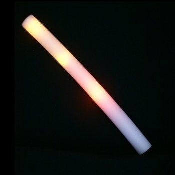 Stick Busa LED Satu Warna - Party Baton - Oranye (24 pcs)