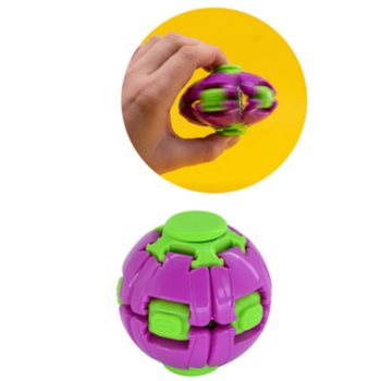 BOLA FIDGET SPINNER SPIN & POP - SPIN SHIFT BALL - DALAM DISPLAY (24 pcs)