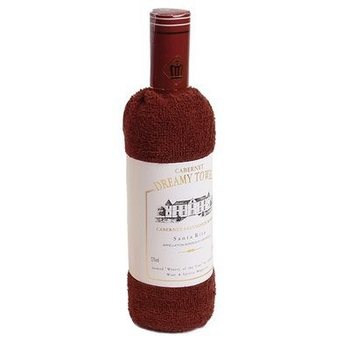 HANDUK BENTUK BOTOL ANGGUR (3 pcs)