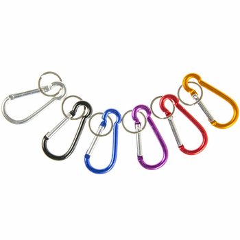 Gantungan Kunci Carabiner Warna-warni (48 pcs)