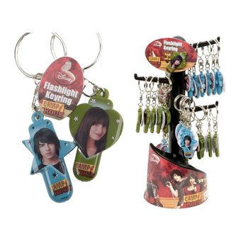 Gantungan Kunci Lampu Disney Camp Rock dengan Display (36 pcs)