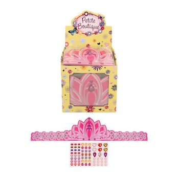Mahkota Putri Karton yang Dapat Disesuaikan dalam Display (84 pcs)