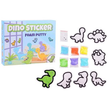 SET STIKER DINO FOAM PUTTY - BUAT STIKER DINO SENDIRI (24 Pcs)