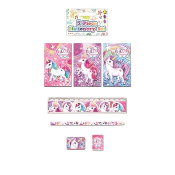 Set Alat Tulis Unicorn 5-Piece (24 pcs)