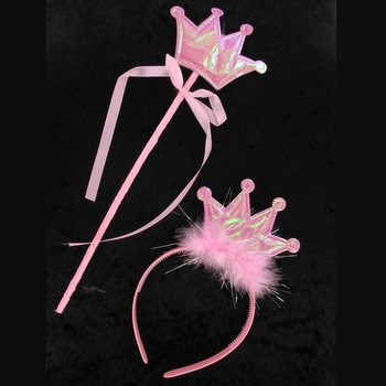 BANDO MAHKOTA PUTRI DENGAN TONGKAT (12 pcs)