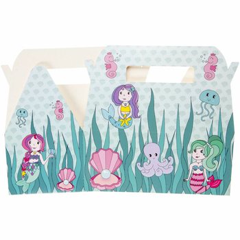 Kotak Menu Anak Mermaid - 22,5 x 12 x 9,5 cm (24 pcs)