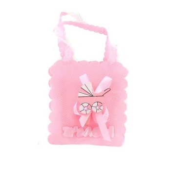 Tas Souvenir Lahiran Bayi - Kereta Bayi Pink (12 pcs)