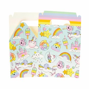 Kotak Menu Anak / Kotak Hadiah Unicorn 14x10x17 cm (12 pcs)
