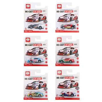 Mobil Balap Pull Back dengan Kemasan Kartu (12 pcs)