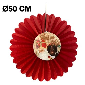 KIPAS DEKORASI SINTERKLAAS &Oslash;50 CM - LIPAT (6 pcs)