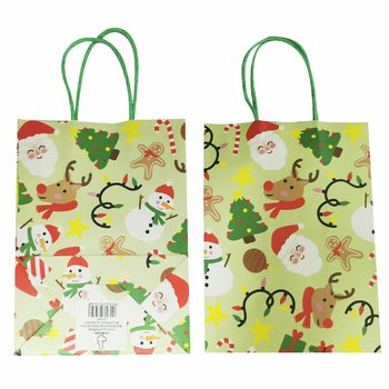 Kantong Hadiah Kertas Natal (12 buah)