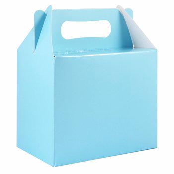 Kotak Hadiah / Souvenir Biru Muda 14x18x10 Cm (12 Pcs)