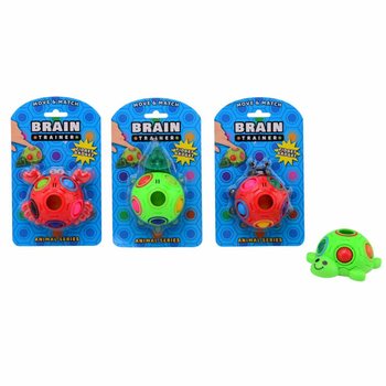 Mainan Fidget - Asah Otak Bentuk Hewan dalam Kemasan Kartu (12 pcs)