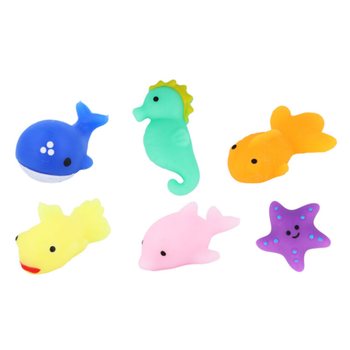 Mainan Squishy Binatang Laut untuk Undian - Dalam Display (96 pcs)