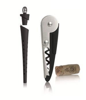 NUANCE - SET PENCURAH DEKANTER WINEFINER DENGAN PISAU SOMMELIER (1 pc)