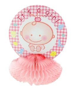 Dekorasi Meja Kelahiran Bayi - Baby Pink (12 pcs)