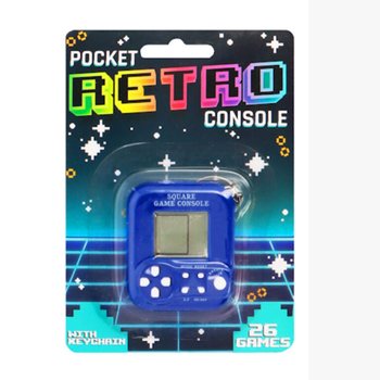 KONSOL GAME RETRO SAKU DENGAN GANTUNGAN KUNCI - 26 GAME (6 pcs)
