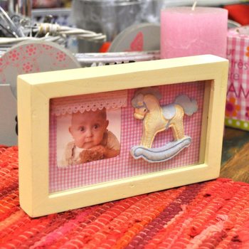 BINGKAI FOTO 3D KAYU KAMAR ANAK - MODEL 4 (6 pcs)