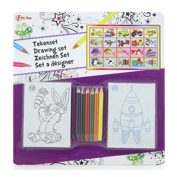 Set menggambar di atas kartu (11 pcs)