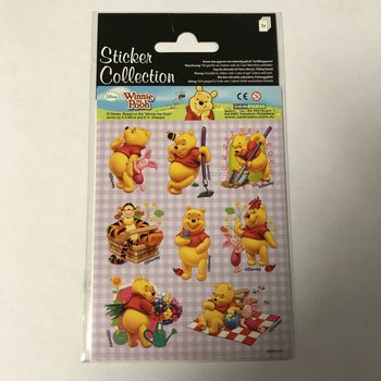 Lembar Stiker: Disney Winnie the Pooh, 16 x 9 cm (10 pcs)