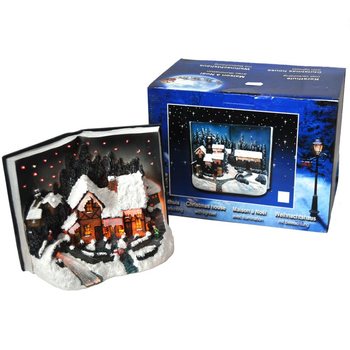 Desa Natal Bentuk Buku dengan Lampu Glow