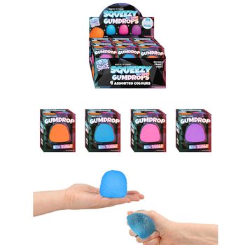 Squeeze Gum Drop Mainan Remas Isi Gula - Kotak Display (12 Pcs)