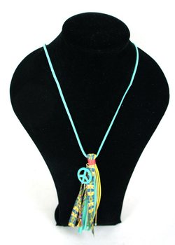 Kalung Turquoise Gaya Ibiza (1 pcs)