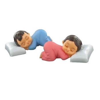 Hiasan Kue - Bayi Tidur di Atas Bantal (56 pcs)