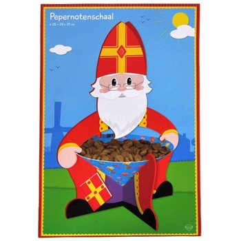 Mangkuk Pepernoten Sinterklaas Besar 26 x 24 x 33 cm (6 pcs)