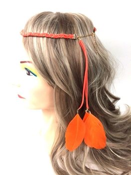 Bando Kepang dengan Bulu Oranye (1 pc)