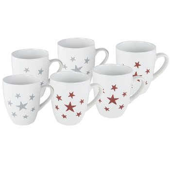Set Mug Natal 6 Buah dalam Kemasan Hadiah (2 set)