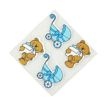Stiker Dekorasi - Baby Blue (Set isi 20)