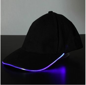 TOPI LED MENYALA / TOPI PESTA - WARNA: UNGU (12 pcs)