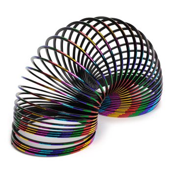 Mainan Per Spiral Pelangi Ajaib dalam Kotak Display &Oslash; 7,5 cm (12 pcs)