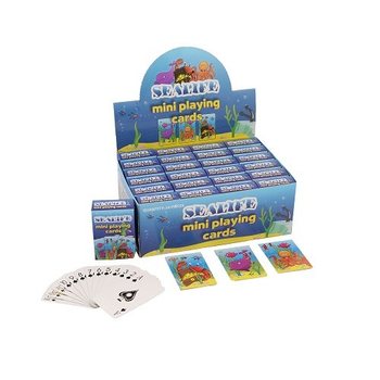 Kartu Remi Mini – Model Sea Life dalam Display (24 pcs)