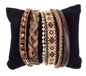 Gelang Gaya Ibiza Cokelat (1 pcs)