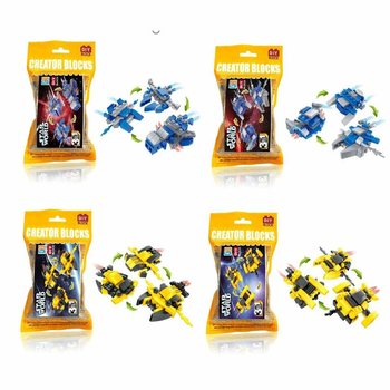 STAR WORLD - Kantong Hadiah Mainan Balok Susun - (48 pcs)