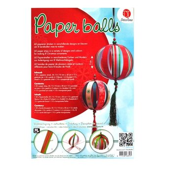 Paket Kerajinan Tangan Bola Gantung Natal Besar (12 pcs)