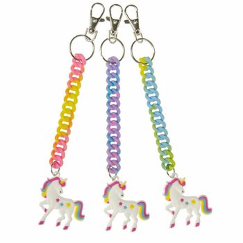 Gantungan Kunci Spiral Unicorn (24 pcs)