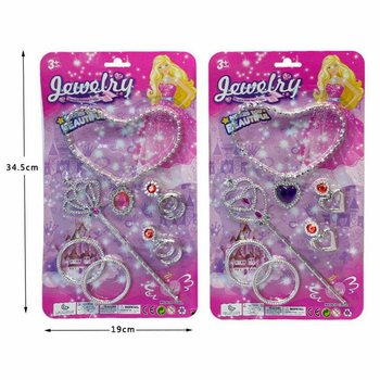 SET KECANTIKAN ANAK PEREMPUAN DENGAN KARTU (12 pcs)