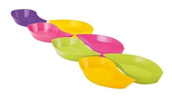 Zak! Designs Flora Set Mangkuk Saji Daun 7 Pcs (1 set)