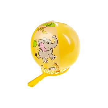 RAKET PADDLE DENGAN BOLA - HEWAN HUTAN (12 pcs)